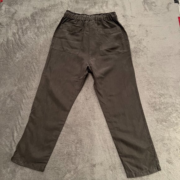 Zara pant women's taupe EUR XS linen and lyocell new with tag - Picture 2 of 10